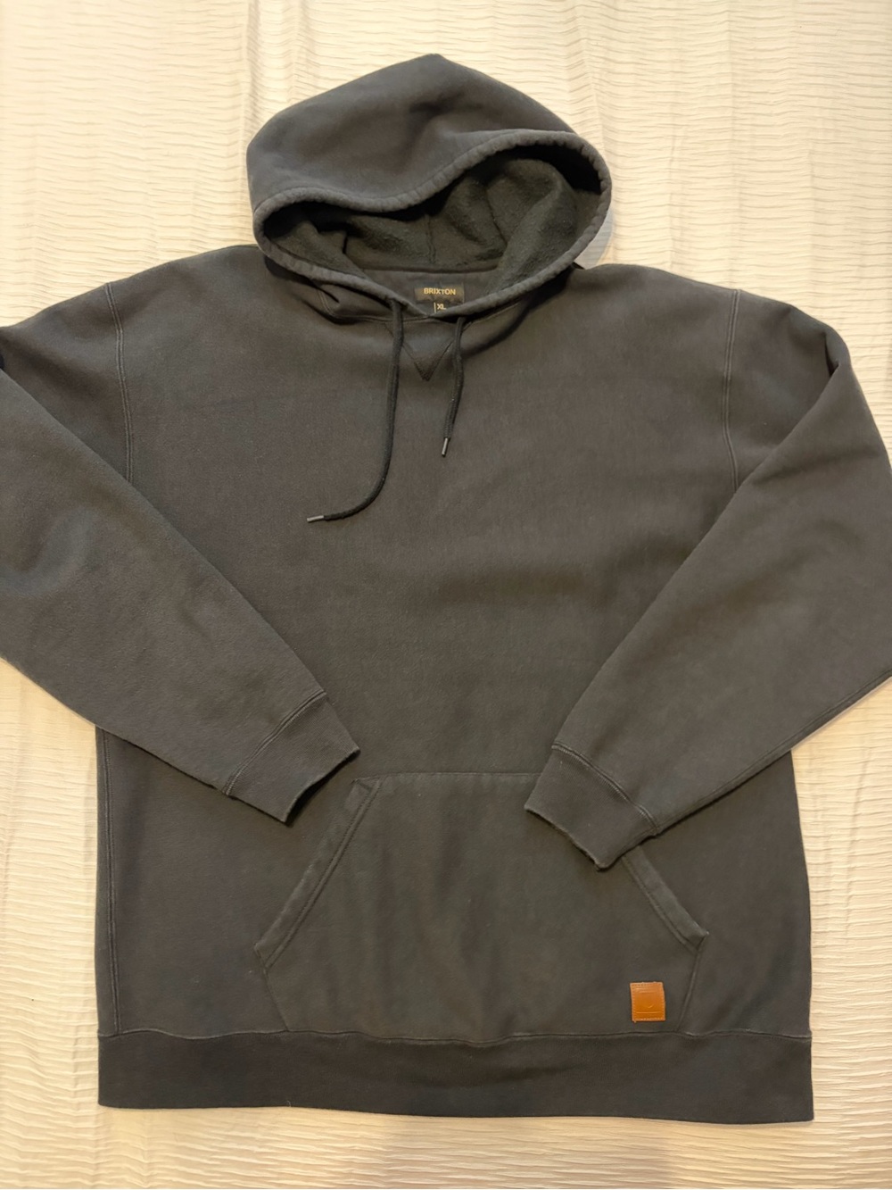 Brixton Charcoal Black Pullover Hoodie